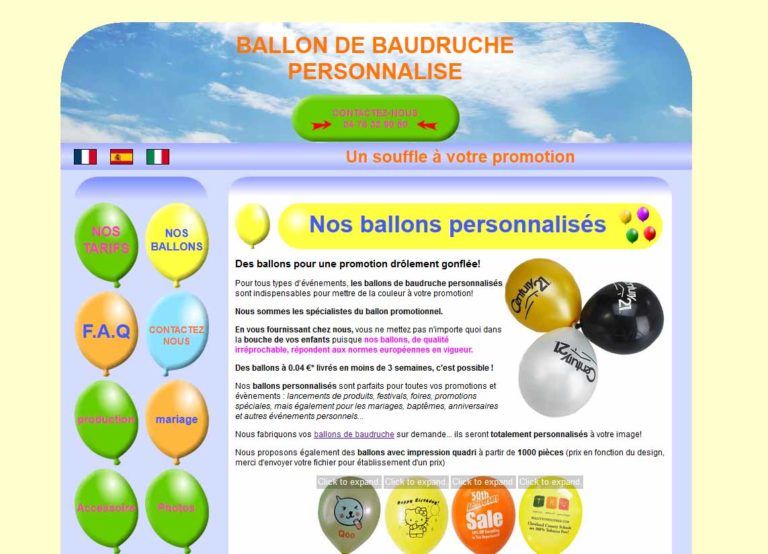 Read more about the article Ballon de baudruche