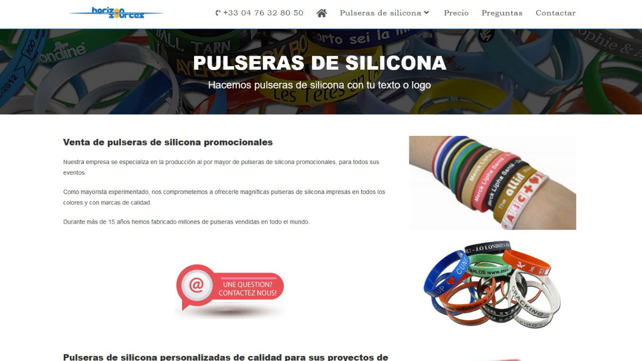 Read more about the article Pulsera de silicona