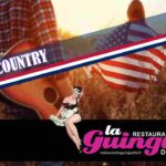 Affiches et flyers pour le festival country 2024 restaurant – bar La Guinguette de Champagneux