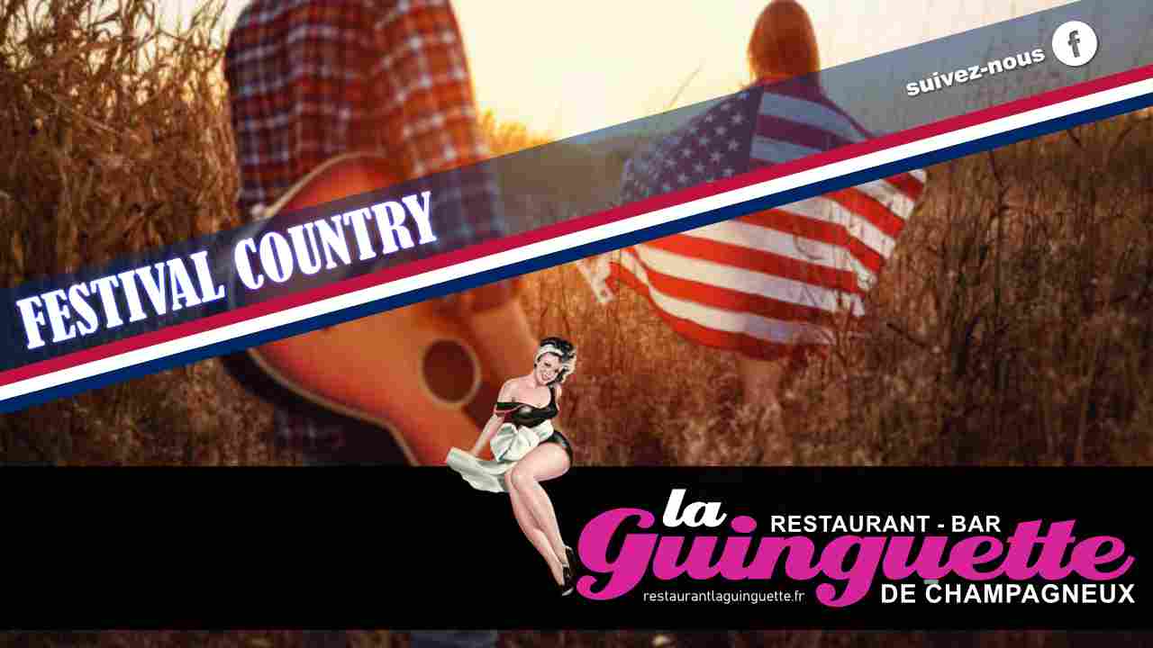 You are currently viewing Affiches et flyers pour le festival country 2024 restaurant – bar La Guinguette de Champagneux